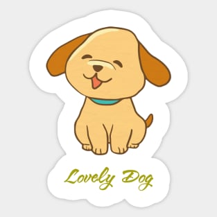 Lovely dog Sticker